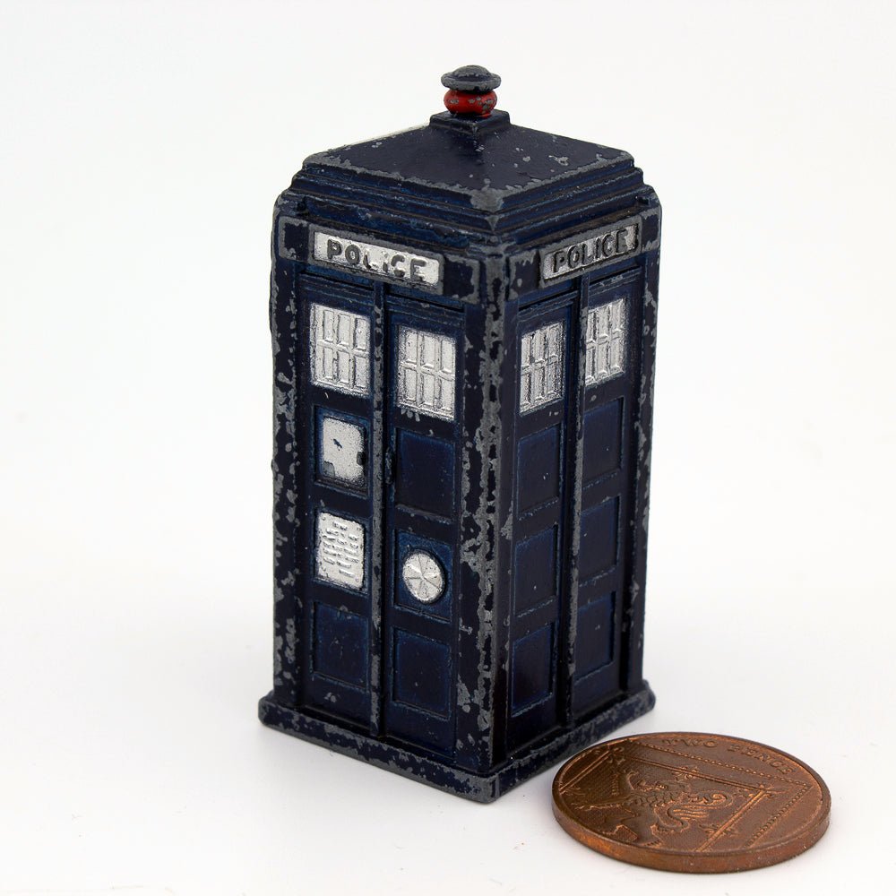 Dinky Toys 42a Police Box Dr Who Tardis Very Good, Vintage Diecast Model
