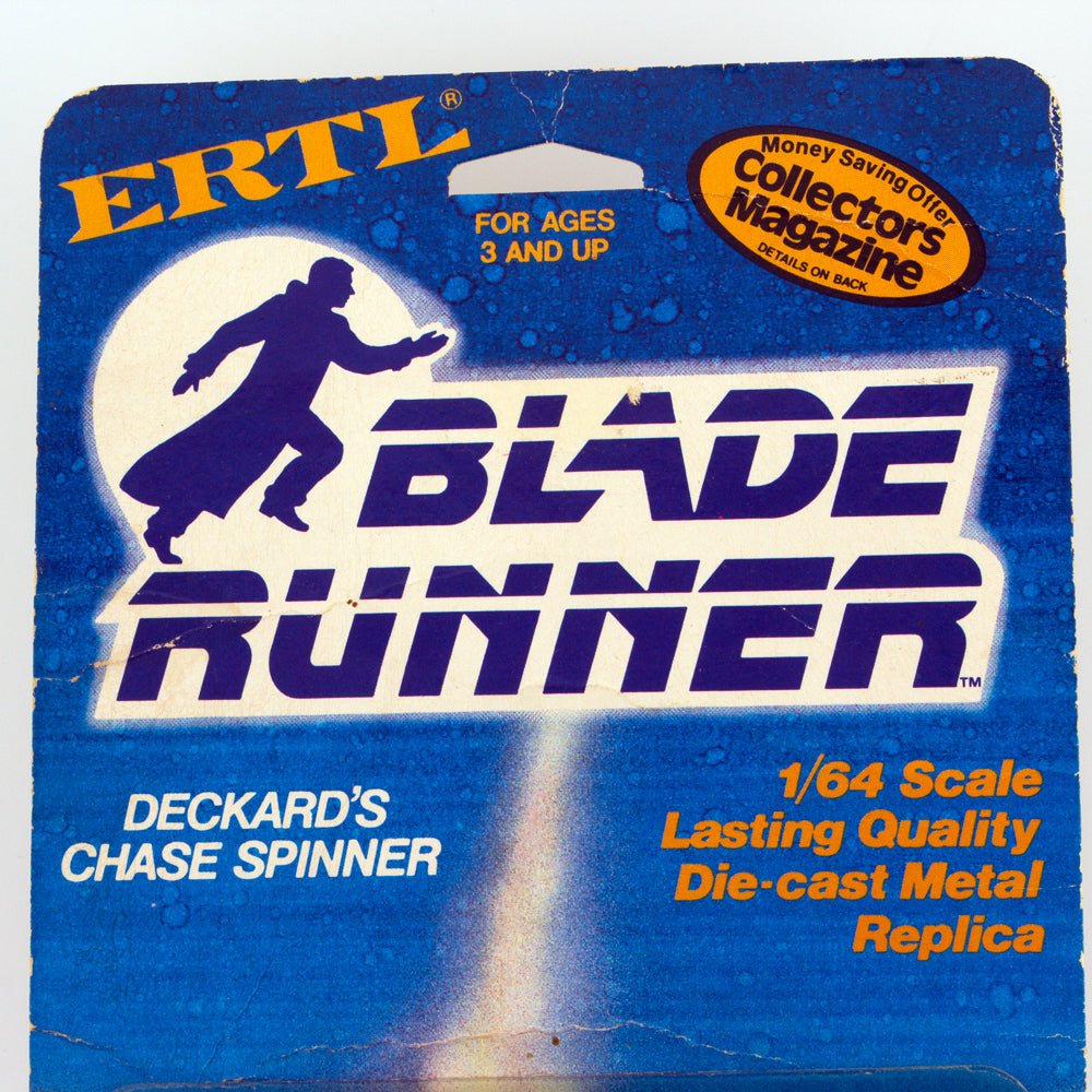 ERTL BLADE RUNNER 1872 DECKARD'S CHASE SPINNER, USA 1982, NIP 1:64 Rare UK Find
