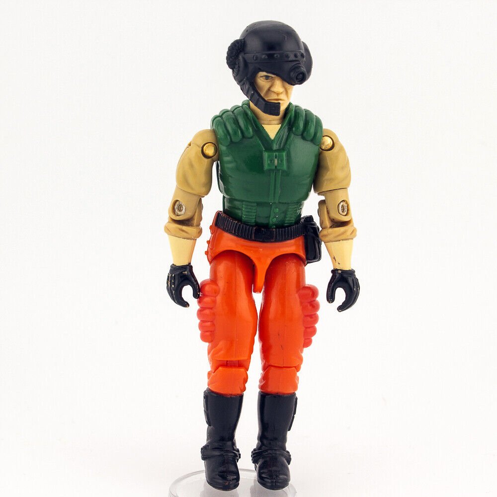 GI Joe HOT SEAT v1, Raider Driver 1989 C - 8 Excellent Loose ARAH Action Figure
