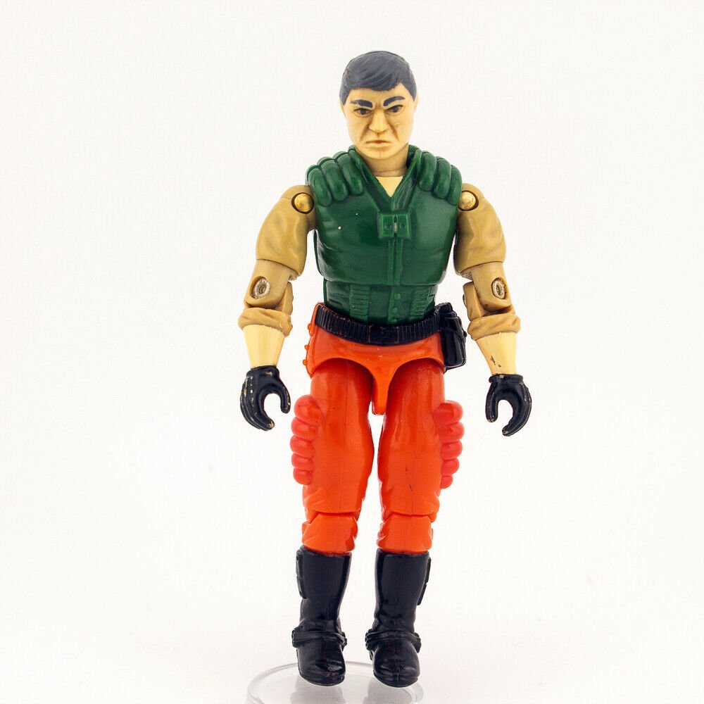 GI Joe HOT SEAT v1, Raider Driver 1989 C - 8 Excellent Loose ARAH Action Figure