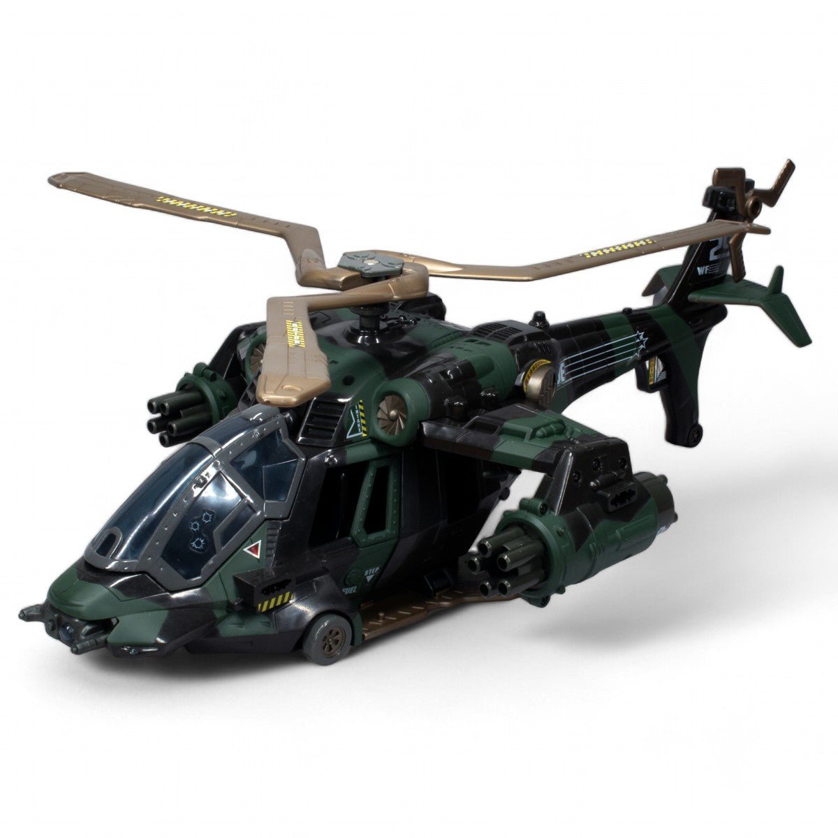GI JOE NIGHT ATTACK CHOPPER HASBRO PALITOY 2002 100% COMPLETE & WORKING - DT Collectable Toys