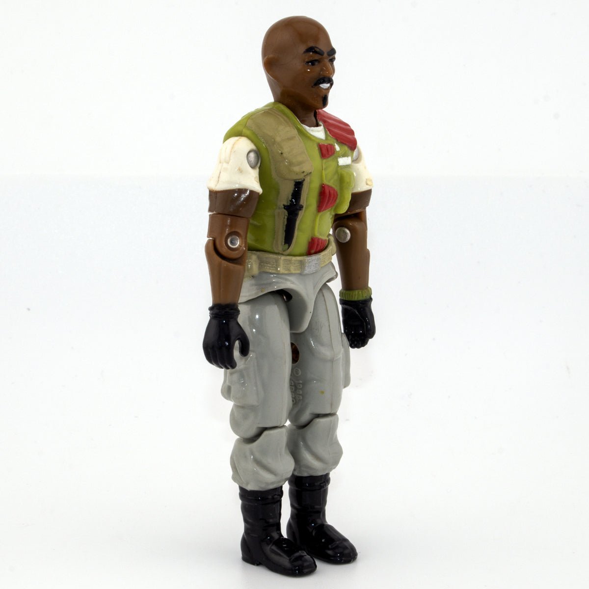 GI JOE ROADBLOCK v1 HASBRO ACTION FORCE PALITOY 1986 VERY GOOD ACTION FIGURE - DT Collectable Toys