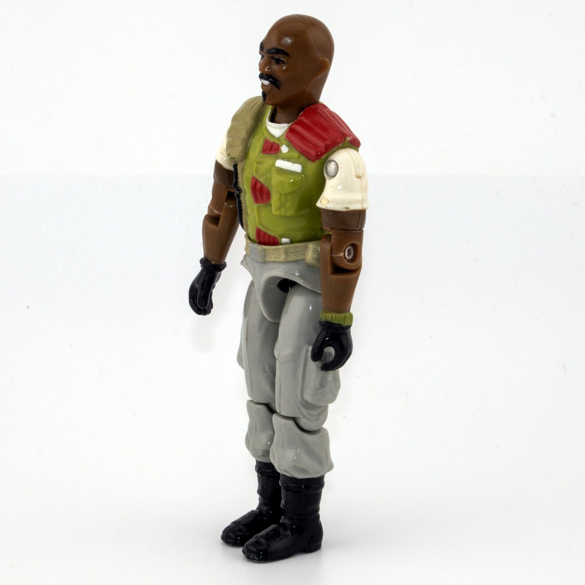 GI JOE ROADBLOCK v1 HASBRO ACTION FORCE PALITOY 1986 VERY GOOD ACTION FIGURE - DT Collectable Toys
