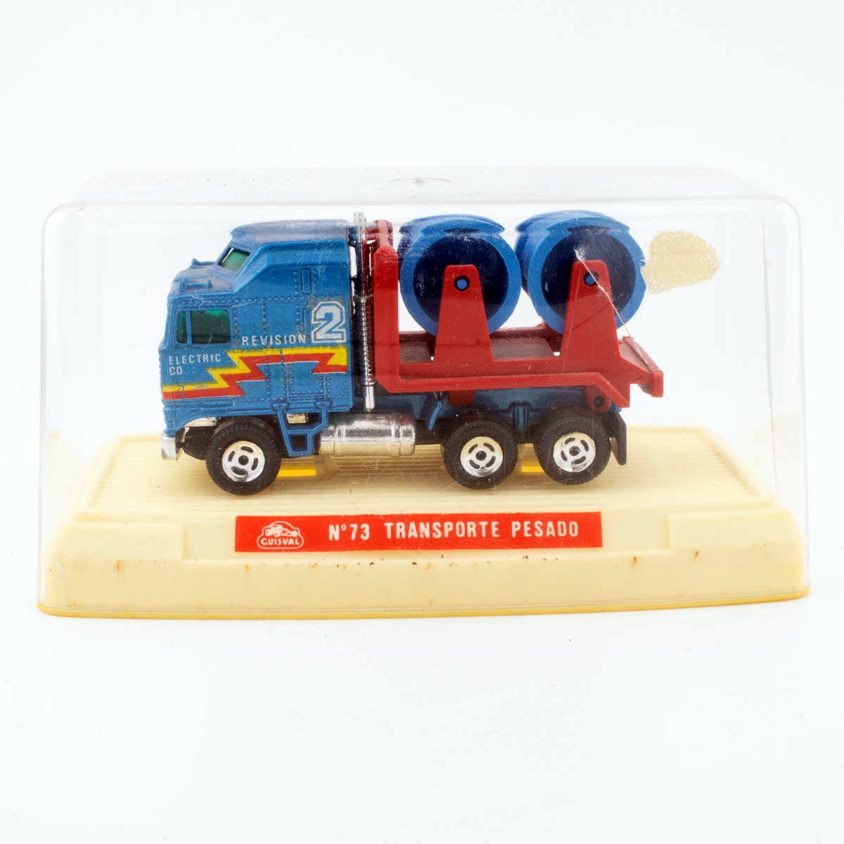 Guisval 1984 Kenworth K100 No.73 HEAVY HAULAGE TRUCK MIB 1/64th Scale Diecast Model - DT Collectable Toys
