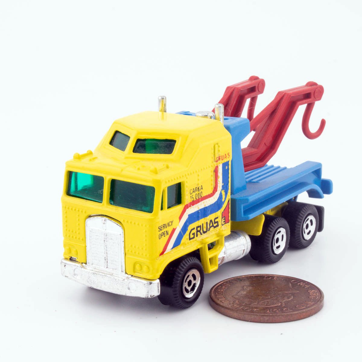 Guisval 1984 Kenworth K100 No.75 WRECKER TRUCK MIB 1/64th Scale Diecast Model - DT Collectable Toys