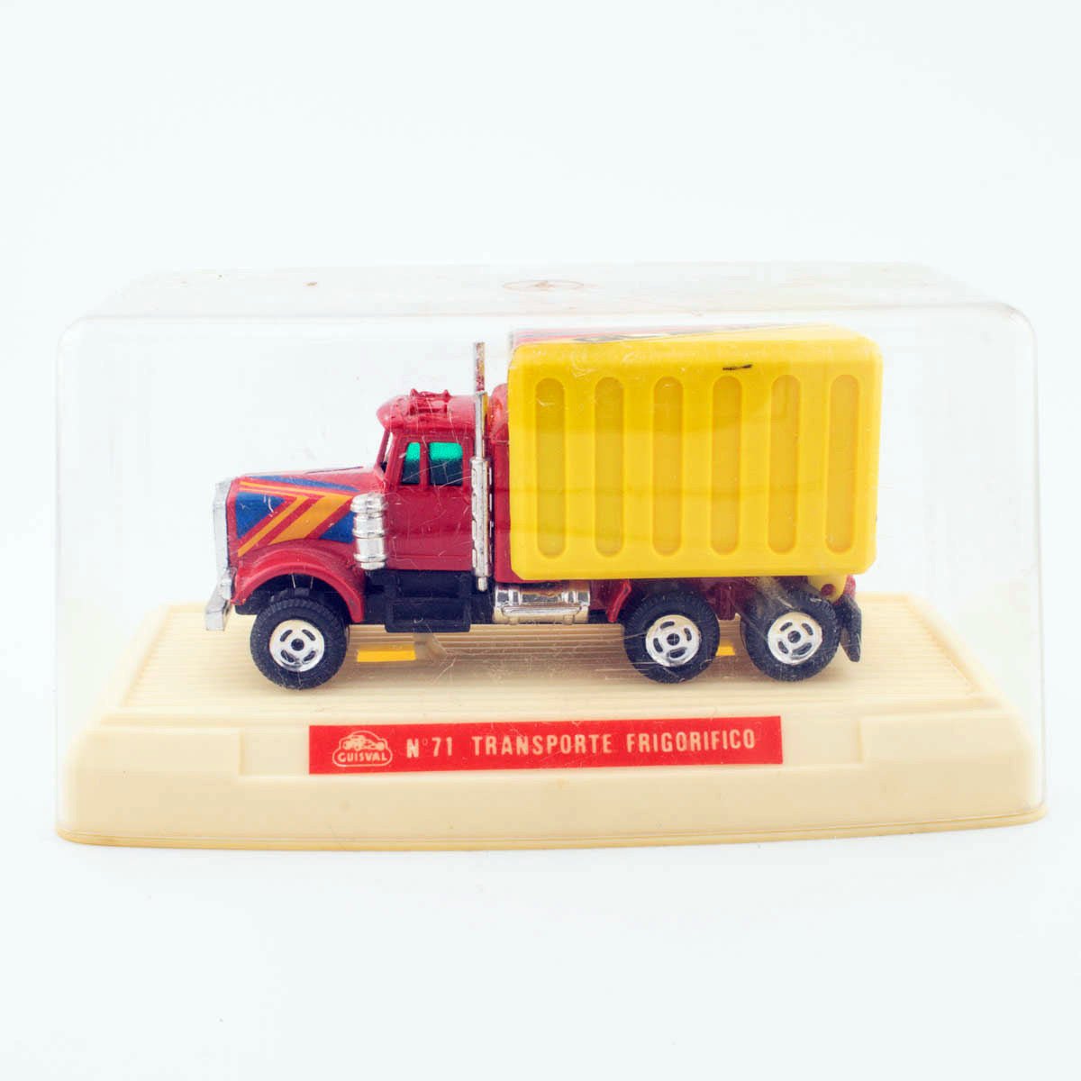 Guisval 1984 Kenworth W900 No.71 REFRIGERATOR TRUCK MIB 1/64th Scale Diecast Model - DT Collectable Toys