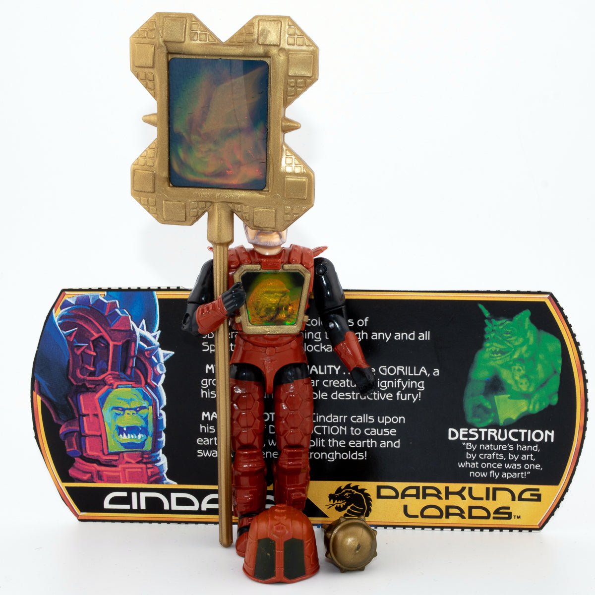 HASBRO VISIONARIES CINDARR DARKLING LORD 100% COMPLETE 1987 ACTION FIGURE NM C - 9 - DT Collectable Toys