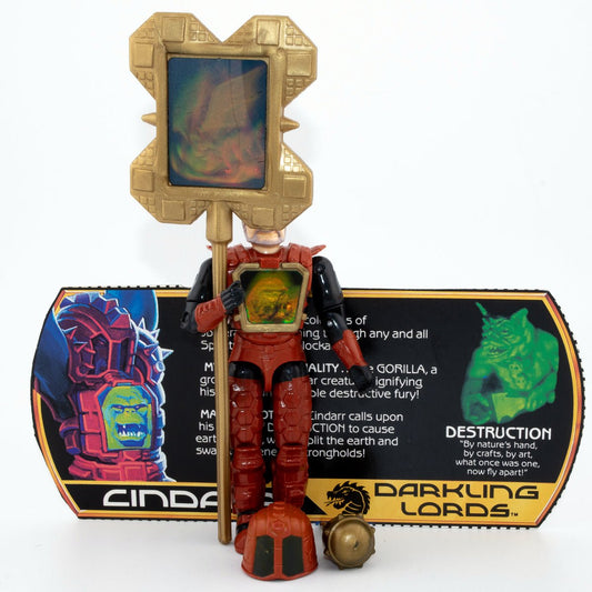 HASBRO VISIONARIES CINDARR DARKLING LORD 100% COMPLETE 1987 ACTION FIGURE NM C - 9 Picture 1