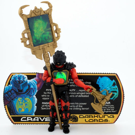 HASBRO VISIONARIES CRAVEX DARKLING LORD 100% COMPLETE 1987 ACTION FIGURE NM C - 9 Picture 1
