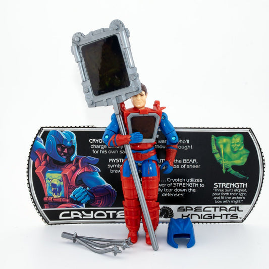 HASBRO VISIONARIES CRYOTEK SPECTRAL KNIGHT 100% COMPLETE 1987 FIGURE GOOD C - 6+ Picture 1