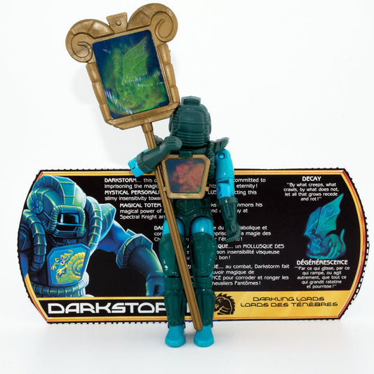 HASBRO VISIONARIES DARKSTORM DARKLING LORD NEAR COMPLETE 1987 ACTION FIGURE NM Picture 1