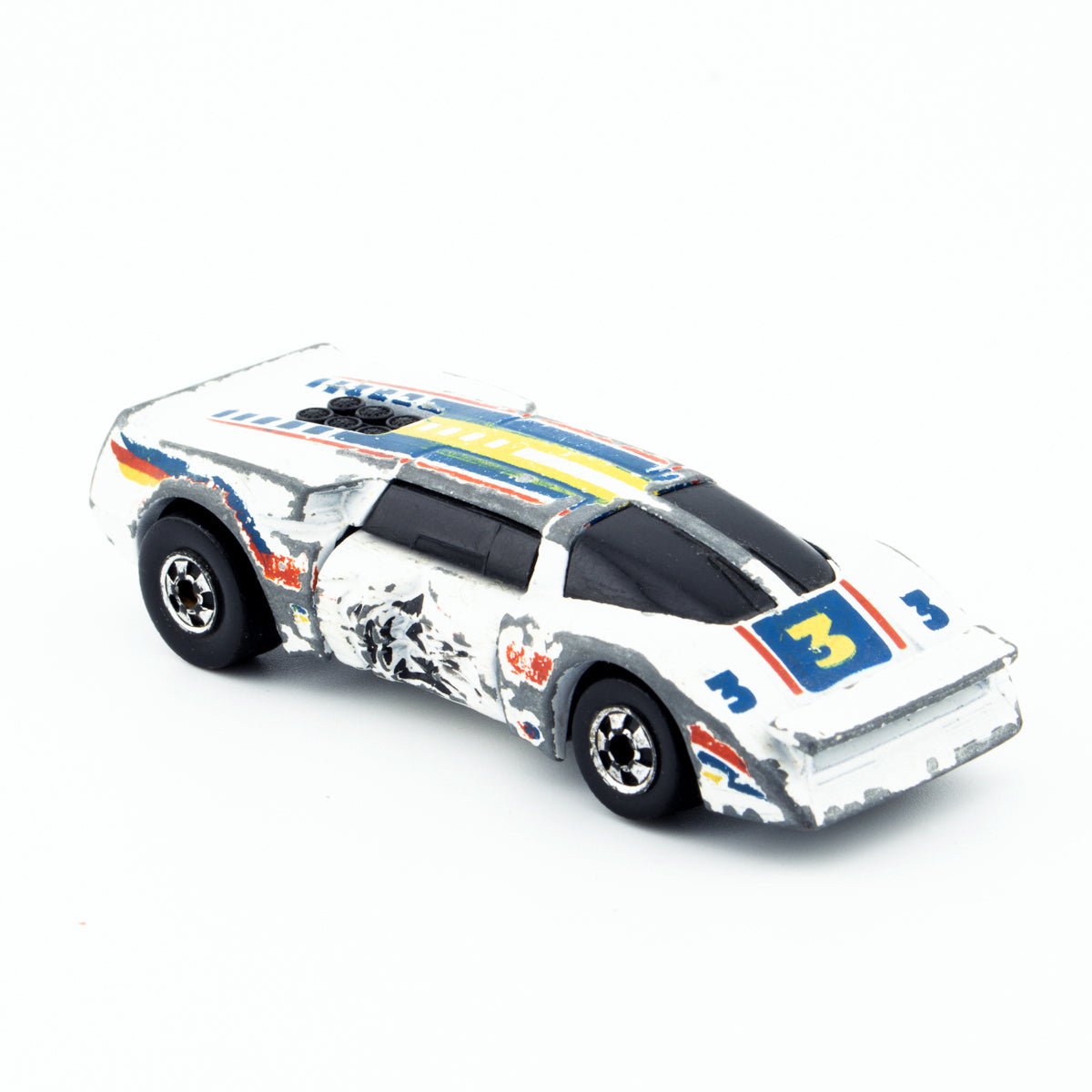 Hot Wheels Crack - Ups Blind Sider, Black Wall 1/64 Scale 1985 Vintage - DT Collectable Toys