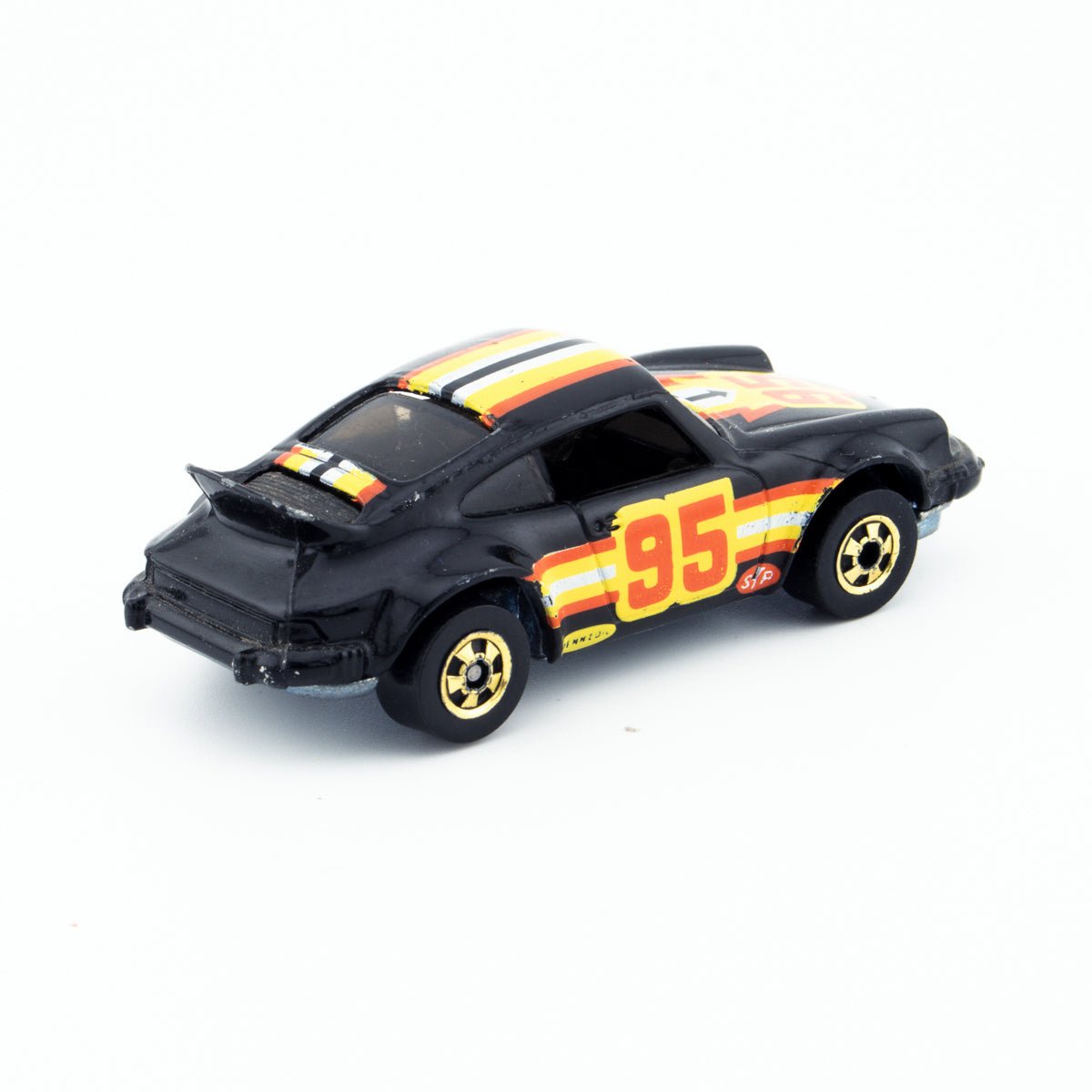 Hot Wheels Porsche 911 Mainline P - 911 Black Wall 1/64 Scale 1982 Vintage - DT Collectable Toys