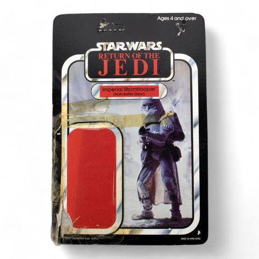 HOTH IMPERIAL STORMTROOPER PALITOY ROTJ 45C UNPUNCHED CARDBACK STAR WARS GOOD Picture 1