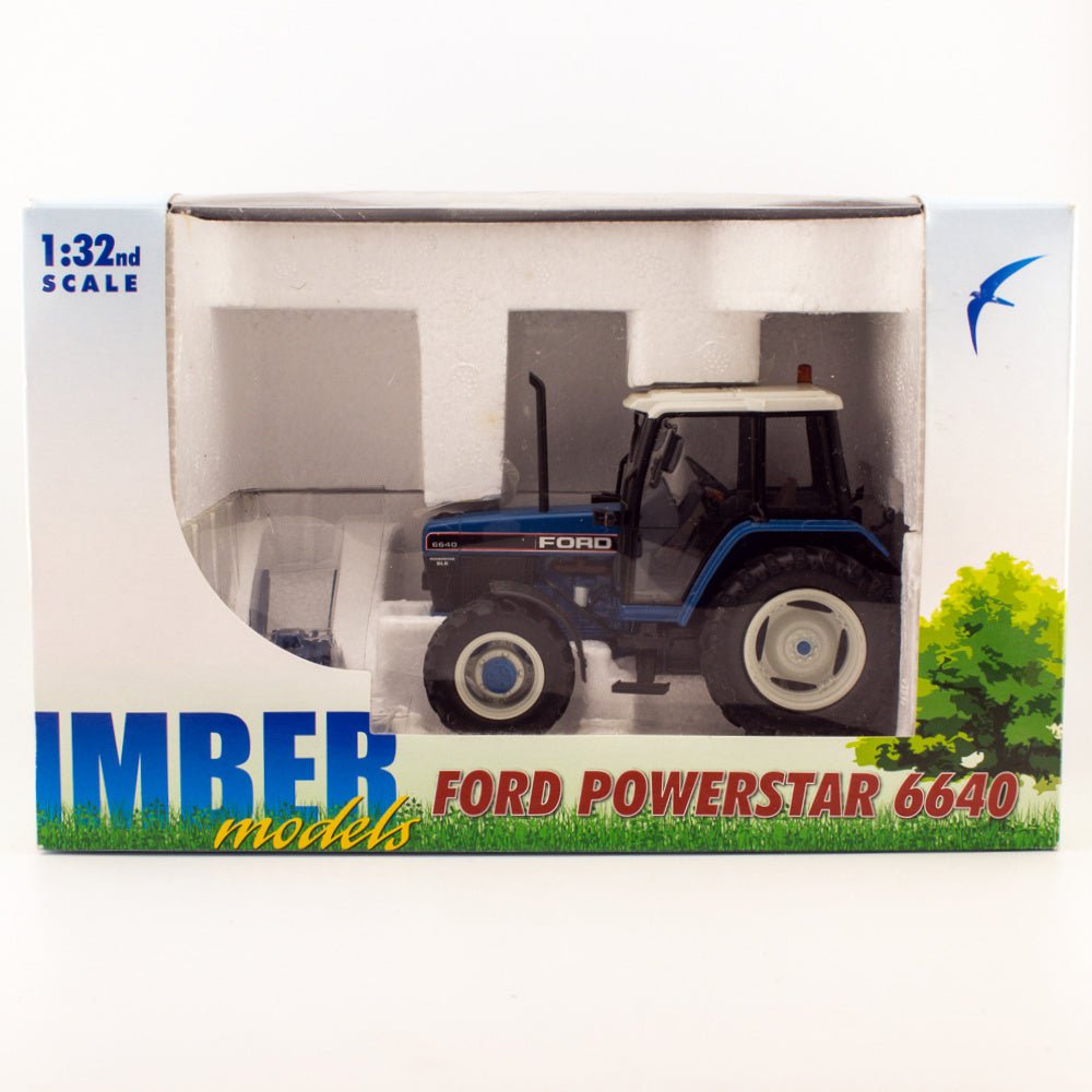 Imber Models Ford 6640 SLE 4WD 1:32 Scale Tractor & Linkages IMB003 Mint & Boxed