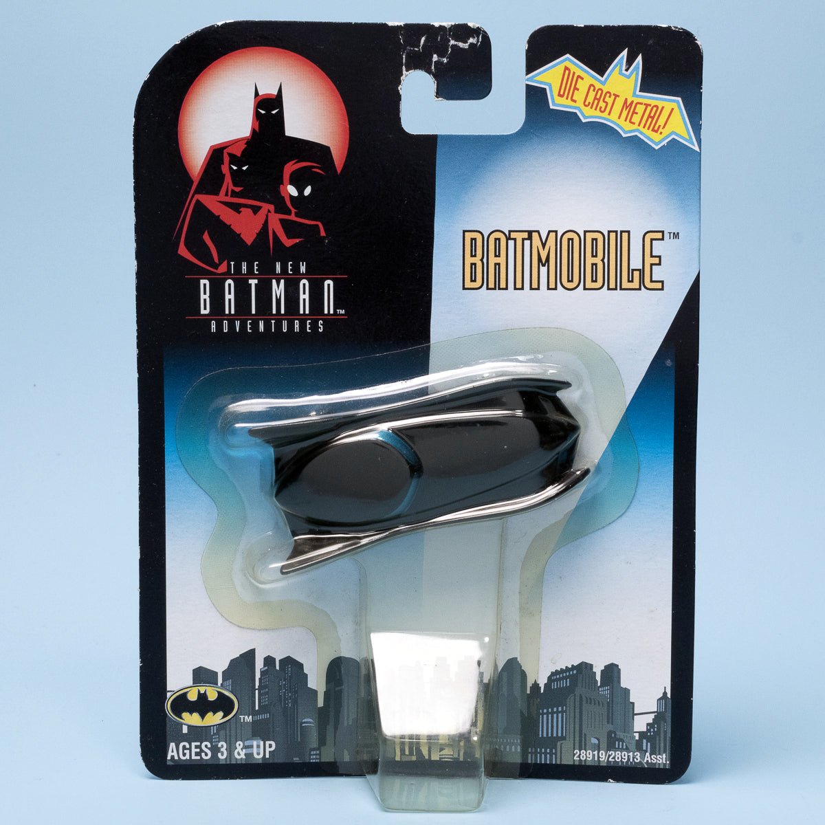 Kenner Batman The New Adventures BATMOBILE 1997 Die - Cast Metal Vehicle MOC - DT Collectable Toys