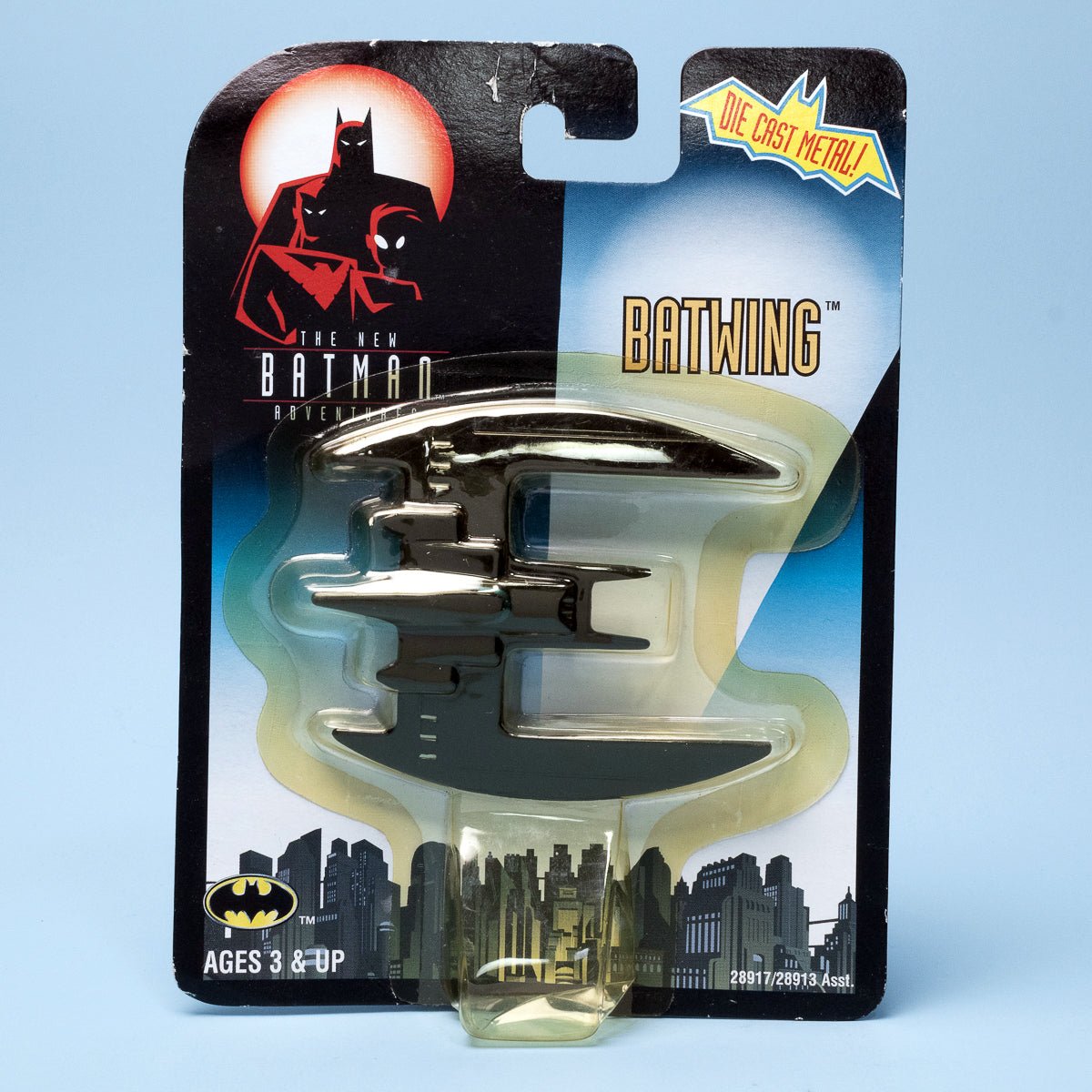 Kenner Batman The New Adventures BATWING 1997 Die - Cast Metal Vehicle MOC - DT Collectable Toys