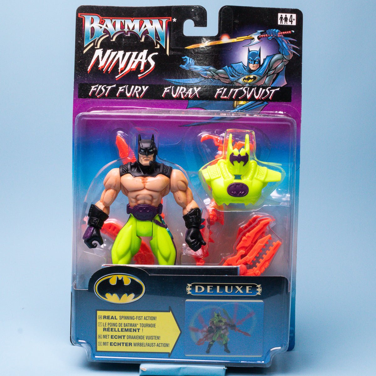 Kenner Knight Force Ninjas FIST FURY BATMAN Vintage 1998 Deluxe Figure MOC - DT Collectable Toys