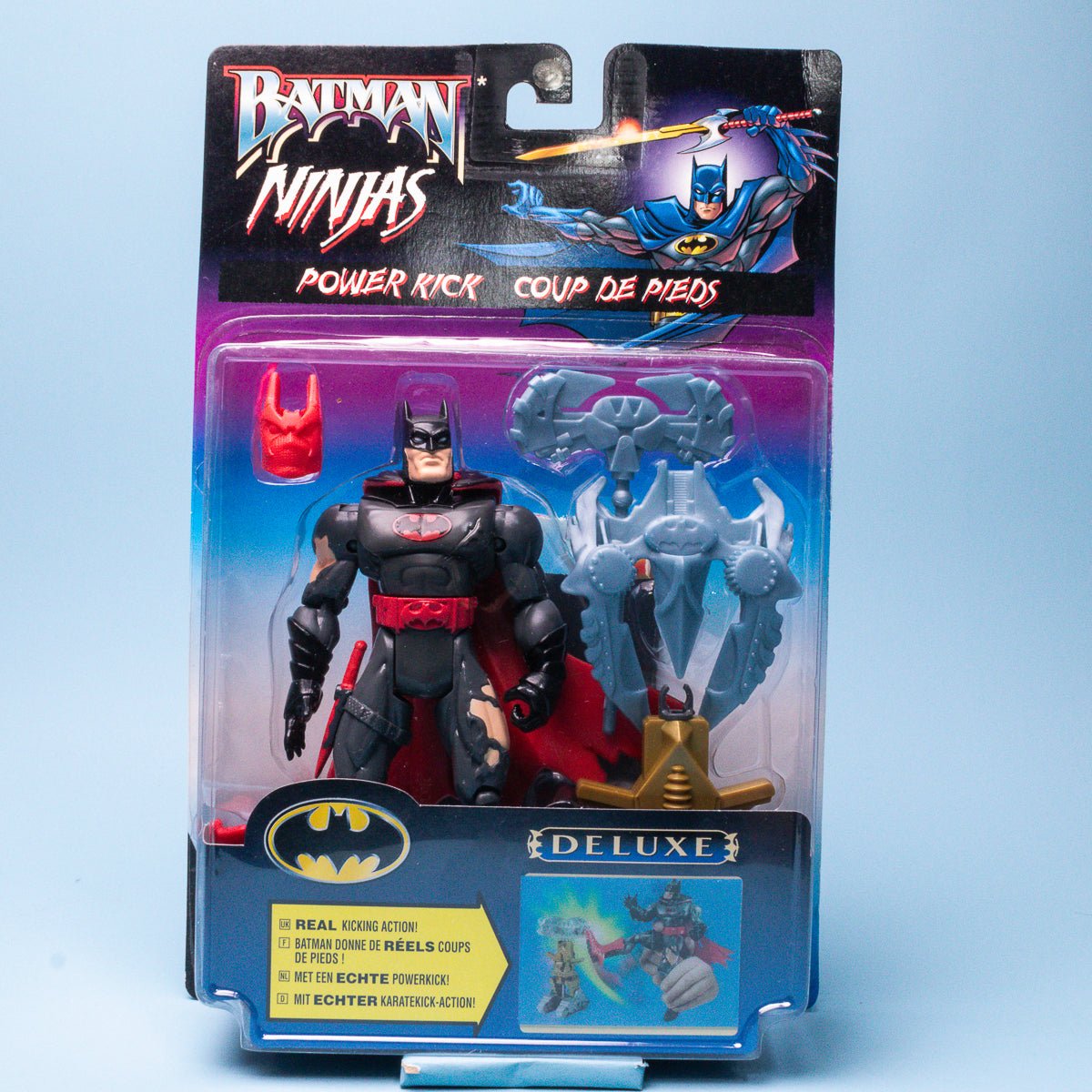 Kenner Knight Force Ninjas POWER KICK BATMAN Vintage 1998 Deluxe Figure MOC - DT Collectable Toys