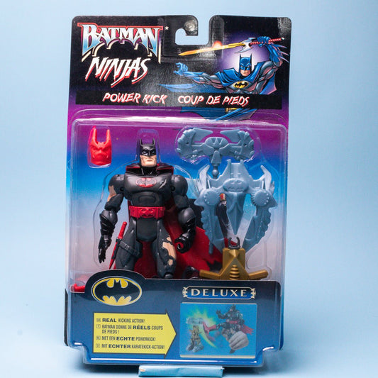 Kenner Knight Force Ninjas POWER KICK BATMAN Vintage 1998 Deluxe Figure MOC Action Figure Picture 1