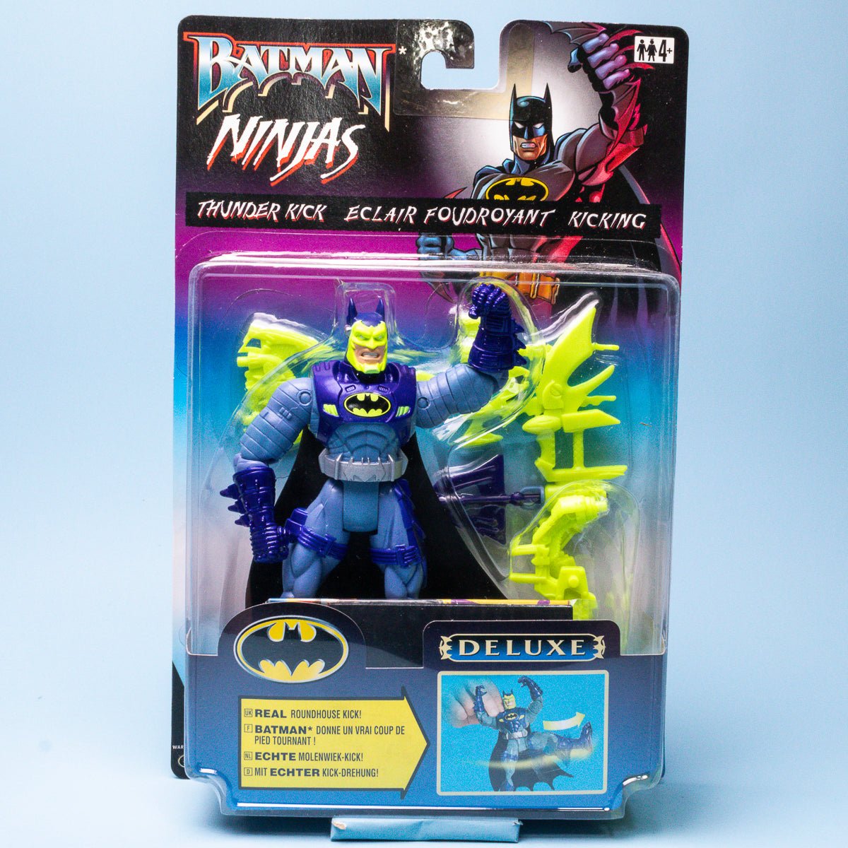 Kenner Knight Force Ninjas THUNDER KICK BATMAN Vintage 1998 Deluxe Figure MOC - DT Collectable Toys