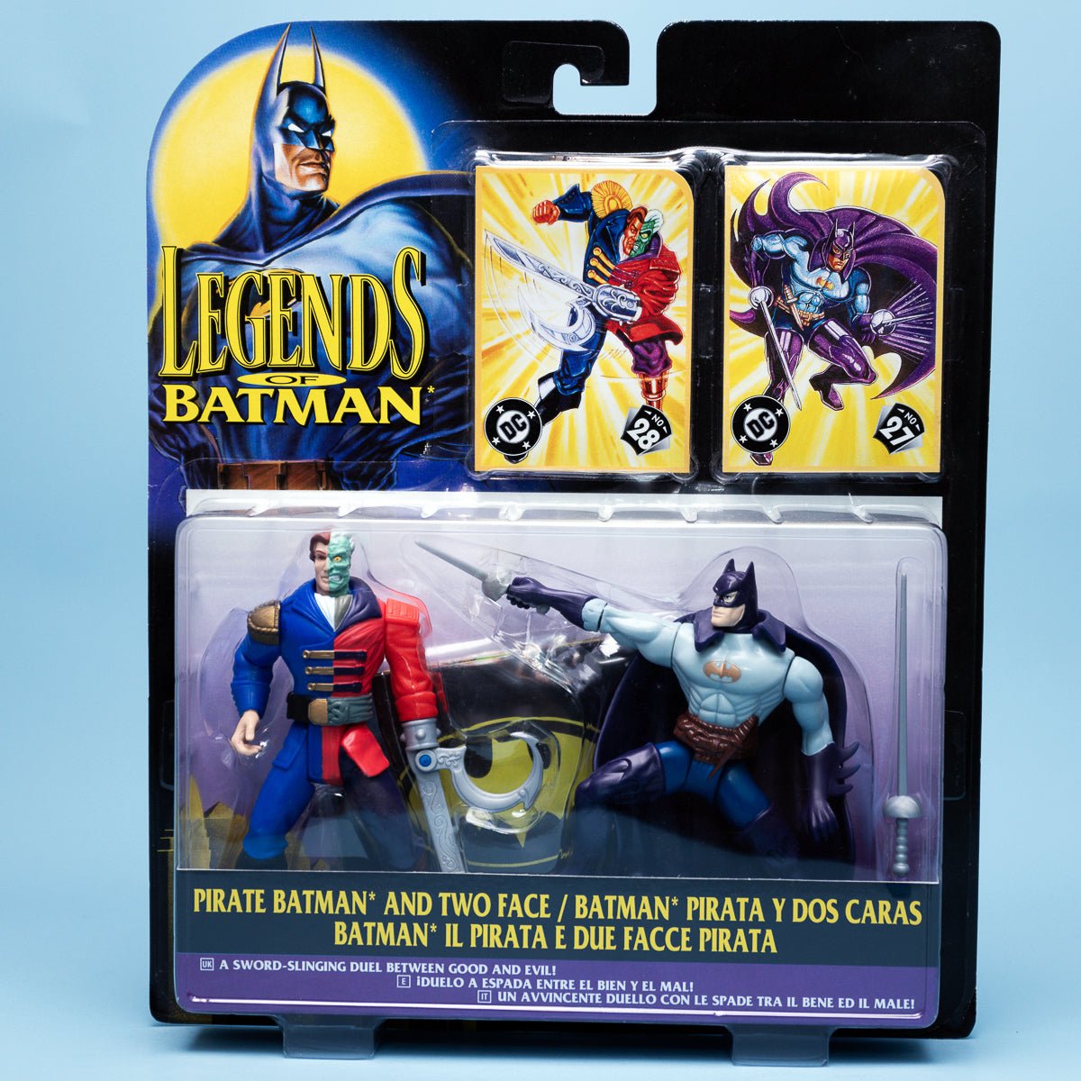 Kenner Legends of Batman PIRATE BATMAN vs PIRATE TWO - FACE 1996 DC Comics - DT Collectable Toys