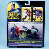 Kenner Legends of Batman PIRATE BATMAN vs PIRATE TWO - FACE 1996 DC Comics Action Figure Picture 1