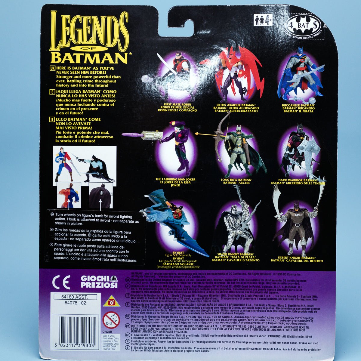Kenner Legends of Batman PIRATE BATMAN vs PIRATE TWO - FACE 1996 DC Comics - DT Collectable Toys