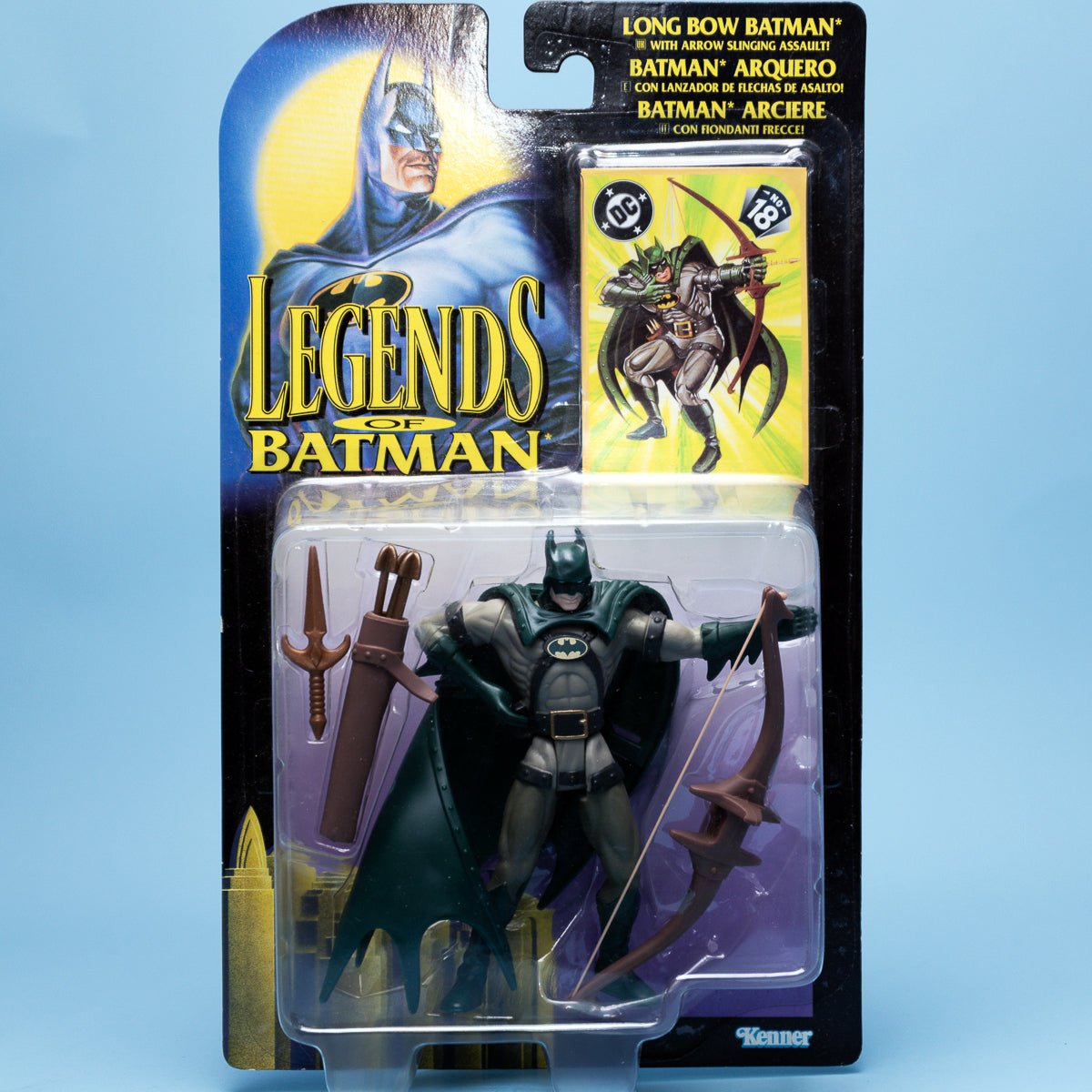 Kenner LONG BOW BATMAN Legends of Batman 1995 DC Comics MOC - DT Collectable Toys