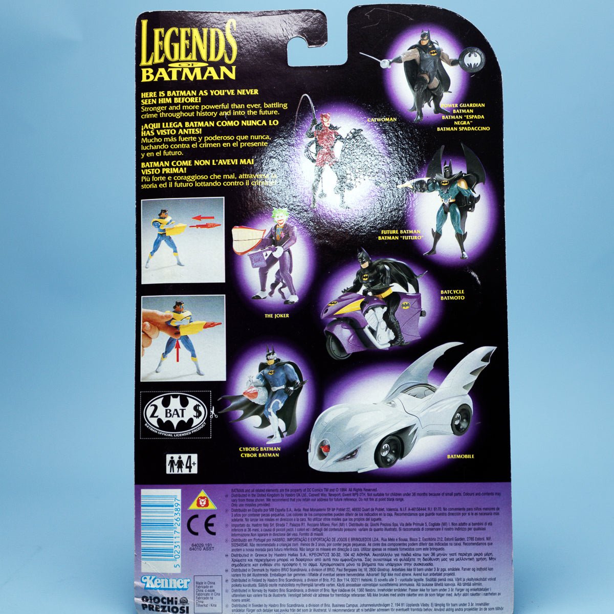 Kenner NIGHTWING Legends of Batman 1994 DC Comics MOC - DT Collectable Toys