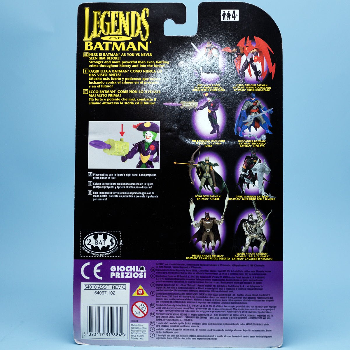 Kenner THE LAUGHING MAN JOKER Legends of Batman 1996 DC Comics MOC - DT Collectable Toys