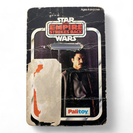 LANDO CALRISSIAN PALITOY ESB 30A CARDBACK VINTAGE STAR WARS POOR Picture 1
