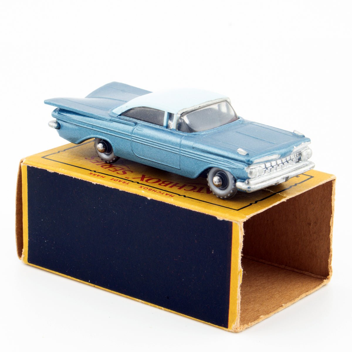Lesney Matchbox Series No 57b Chevrolet Impala, Excellent Boxed - DT Collectable Toys