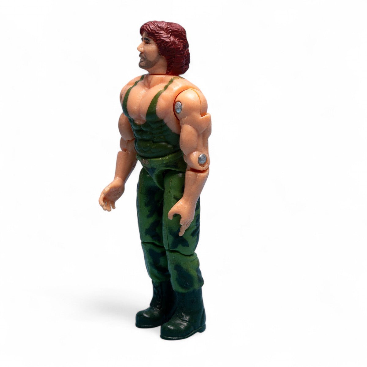 Marchon 1985 M - Force Powerized 3 Military Muscle Rambo KO Action Figure