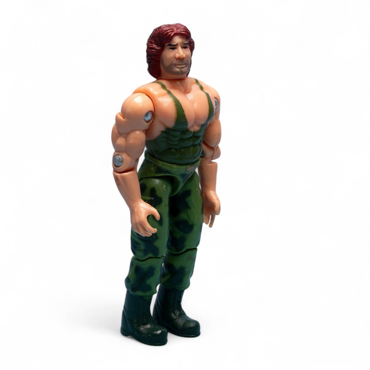 Marchon 1985 M - Force Powerized 3 Military Muscle Rambo KO Action Figure