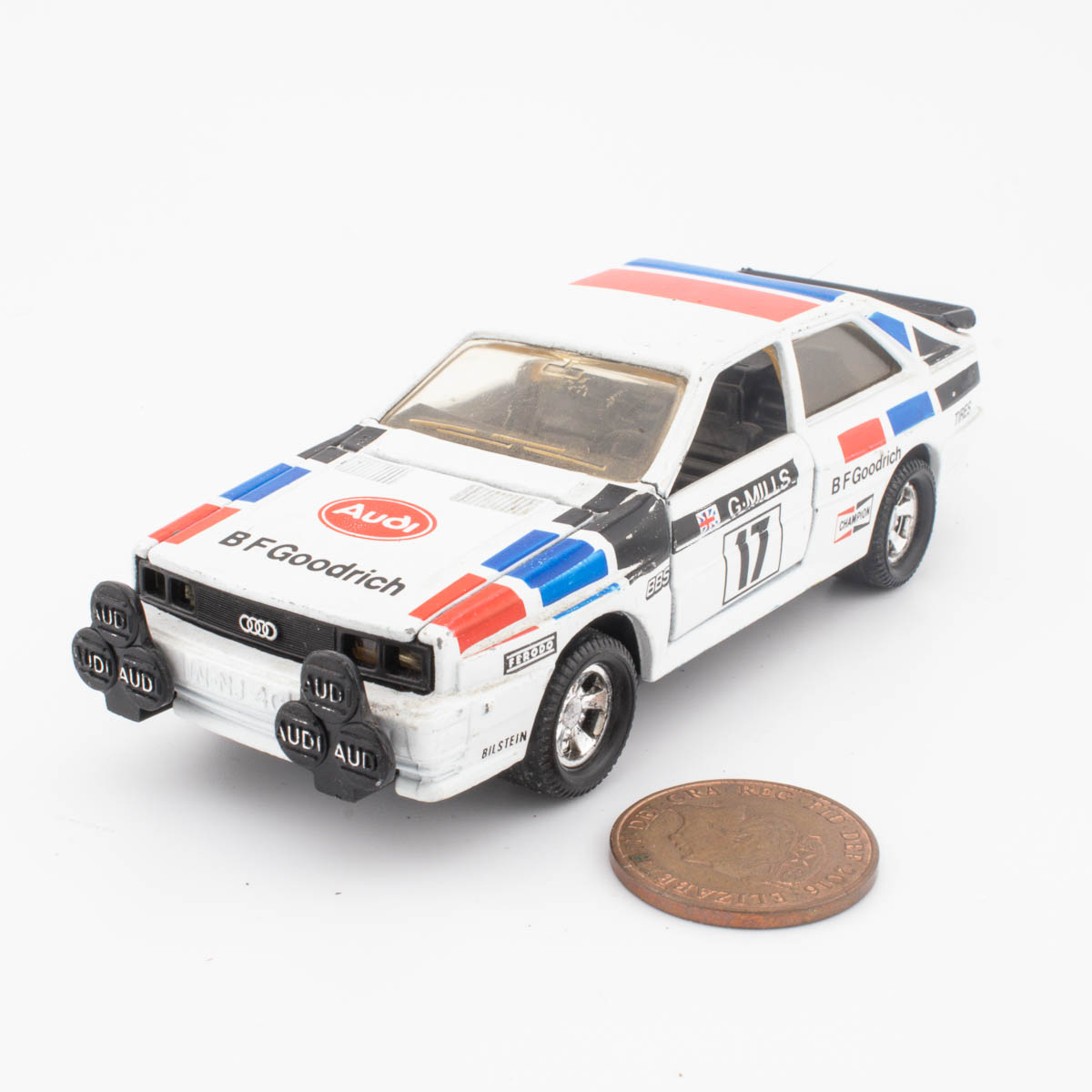 Matchbox Super Kings K - 95 AUDI QUATTRO 1986 Excellent Loose Diecast Model - DT Collectable Toys