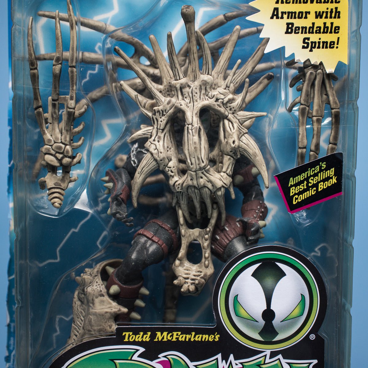 McFarlane Toys EXO - SKELETON SPAWN Spawn Series 4 Deluxe Ultra - Action Figure MOC - DT Collectable Toys
