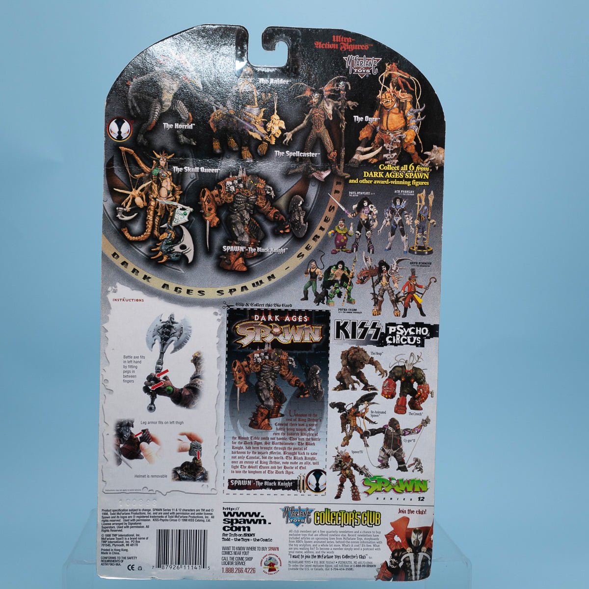 McFarlane Toys SPAWN THE BLACK KNIGHT Spawn Series 11 The Dark Ages MOC - DT Collectable Toys