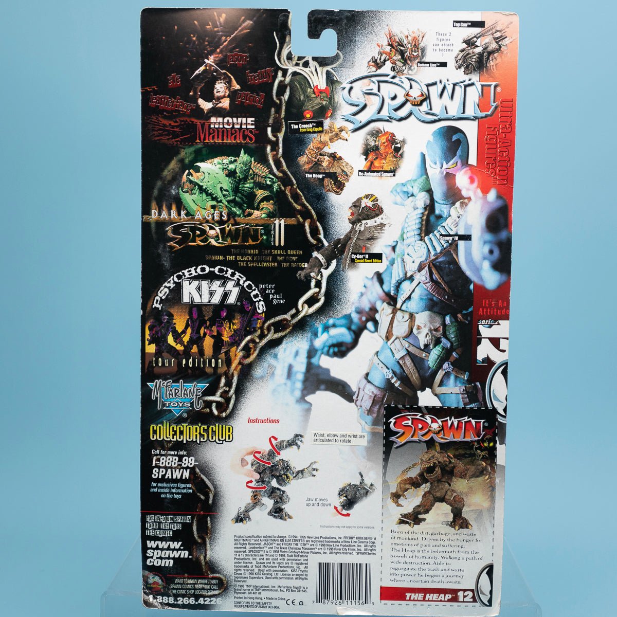 McFarlane Toys THE HEAP Blue Eyes Spawn Series 12 Ultra - Action Figure MOC - DT Collectable Toys