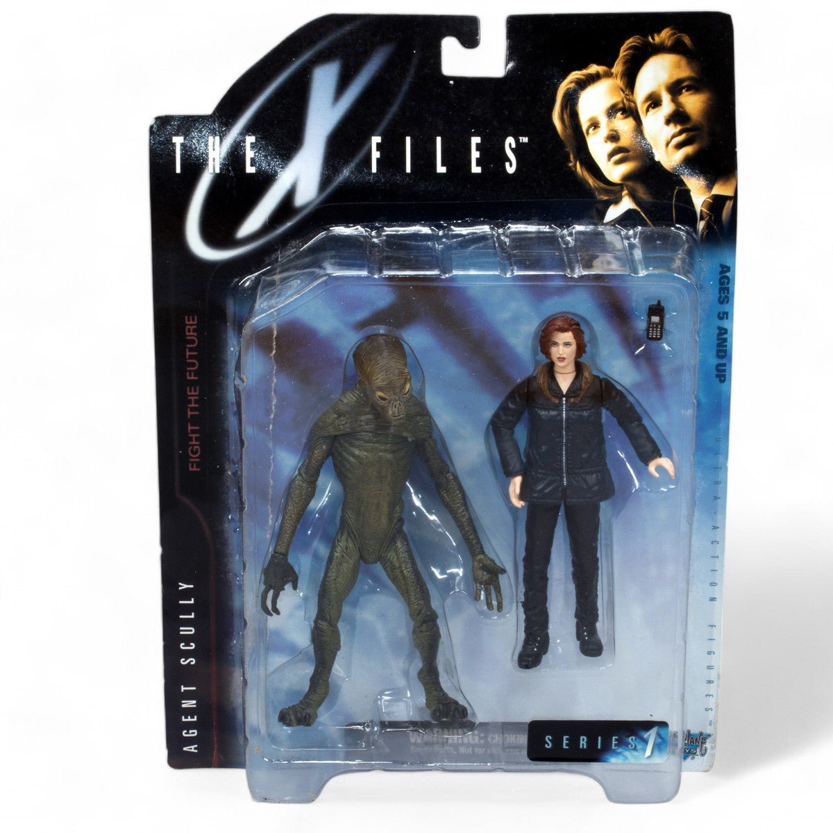 McFarlane Toys X - Files DANA SKULLY & Alien Fight the Future Series 1 Figure Pk Action Figure Picture 1