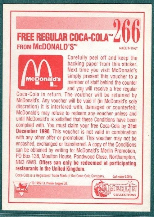 David Platt McDonalds Sticker