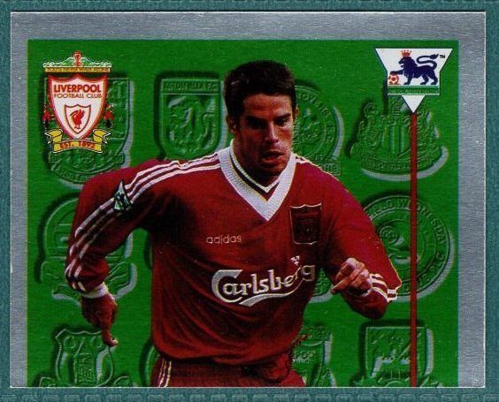 Merlin Premier League 96 Sticker – Jamie Redknapp Liverpool FC