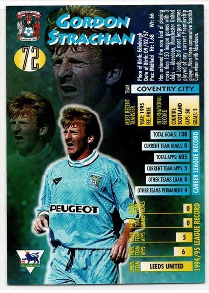 Merlin Ultimate Gordon Strachan Coventry City No.72