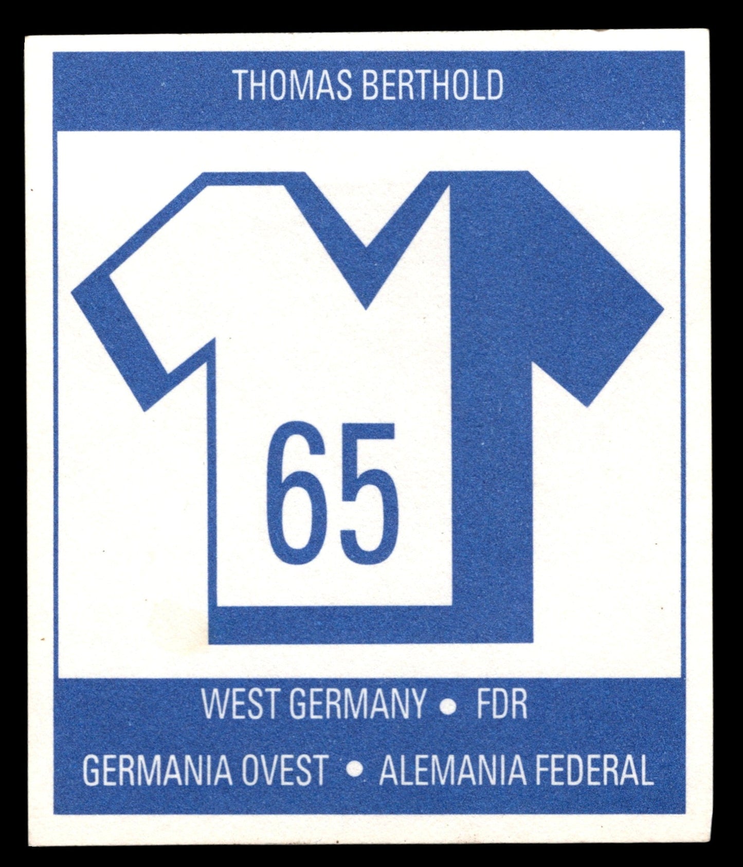 Orbis Publications FIFA ITALIA 90 World Cup Select Stickers from No. 1 - 99