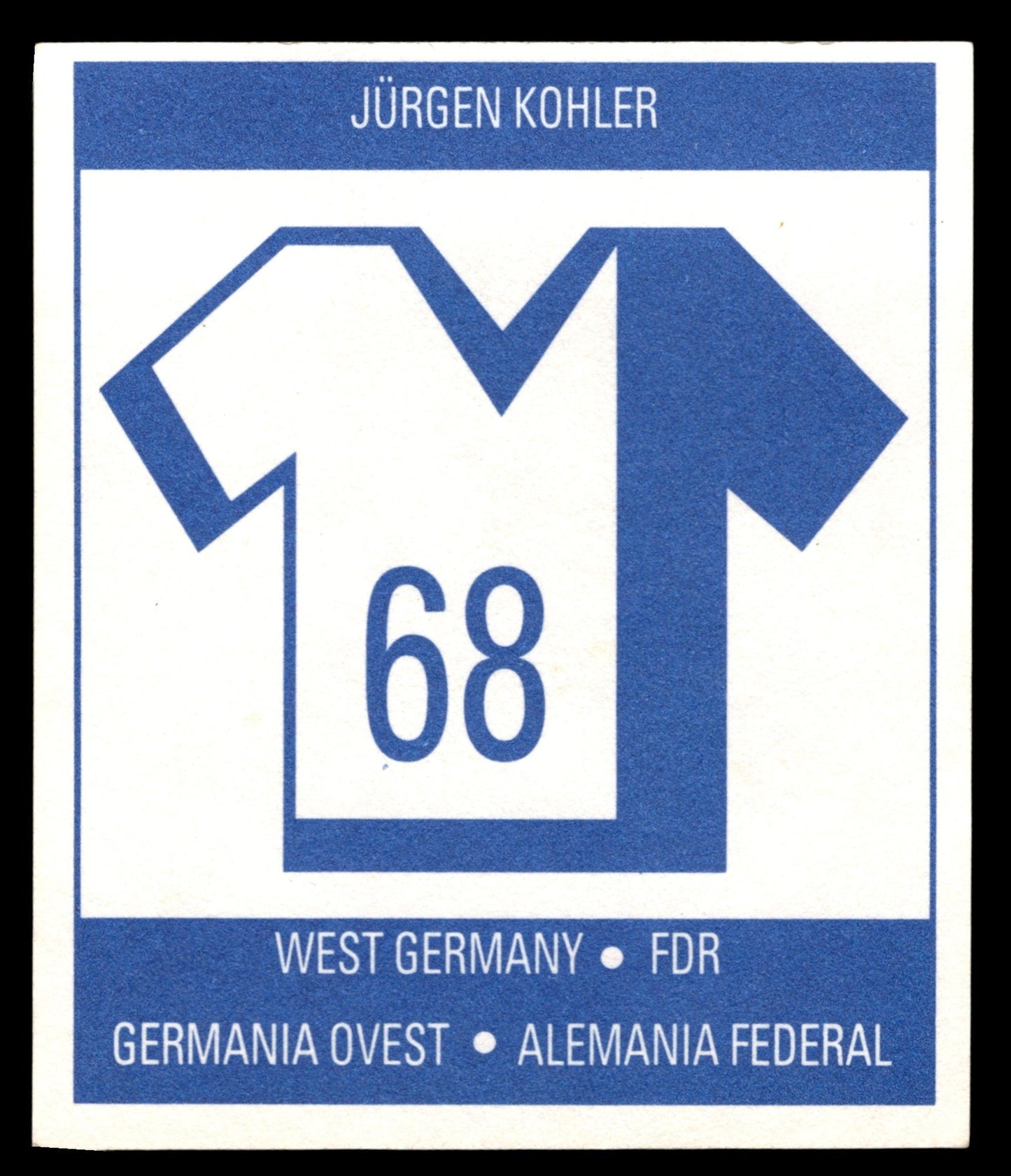 Orbis Publications FIFA ITALIA 90 World Cup Select Stickers from No. 1 - 99