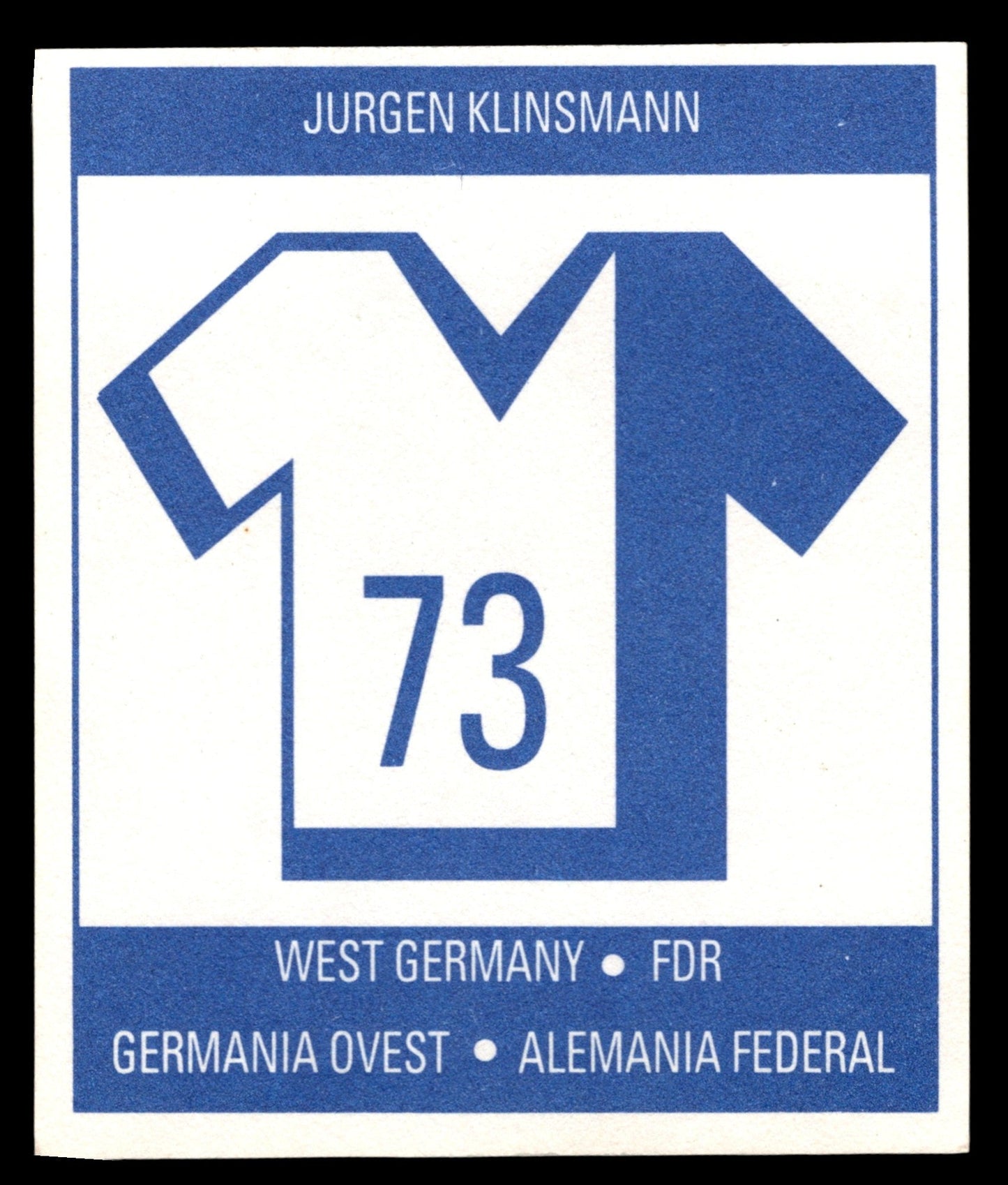 Orbis Publications FIFA ITALIA 90 World Cup Select Stickers from No. 1 - 99