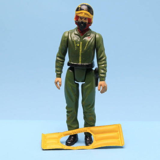 Palitoy Action Force Helicopter Pilot Good 1982 Vintage Action Figure Picture 1
