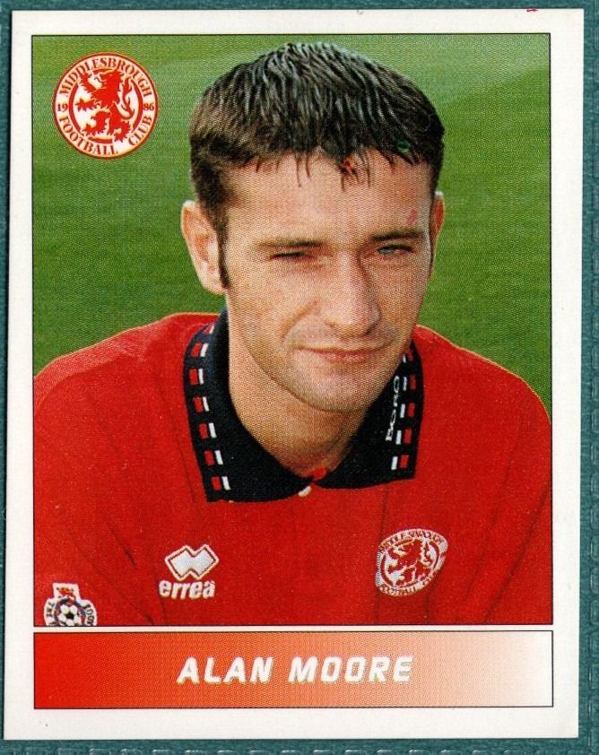 Panini Sticker Alan Moore Middlesbrough No.132