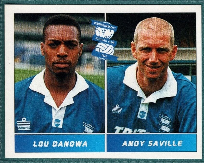 Panini Sticker Danowa / Saville Birmingham City No.371