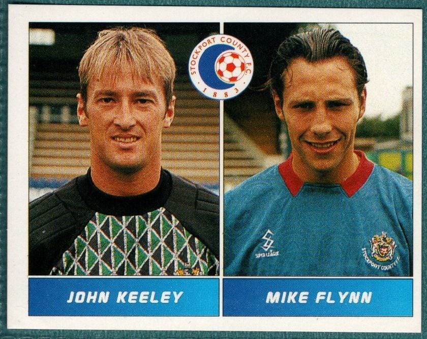 Panini Sticker Keeley / Flynn Stockport County No.517